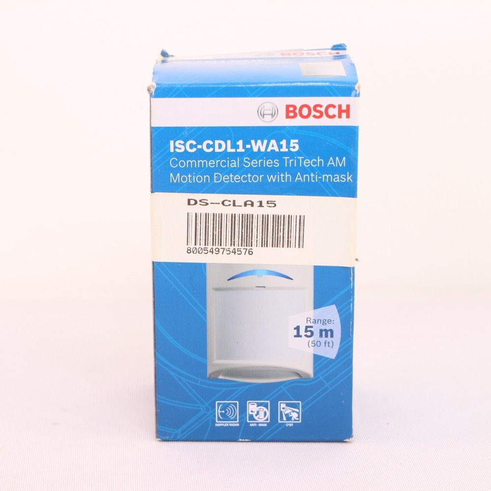 Bosch ISC-CDL1-WA15 Motion Detector SEALED Commercial Series TriTech Anti-Mask
